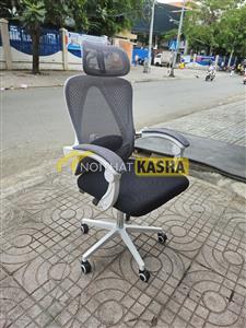 Ghế nhân viên lưng cao xám GNV35