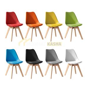 Ghế nhựa chân gỗ cafe GF01