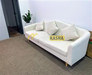 Ghế sofa đơn vải nỉ màu trắng SO160