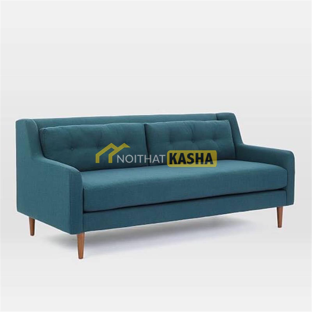 Ghế sofa vải nỉ chân gỗ GS05