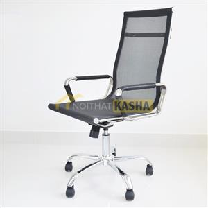 Ghế trưởng phòng lưng lưới cao màu đen GTP12