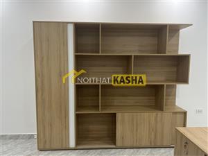 Kệ hồ sơ 4 tầng phối ô ván TK433