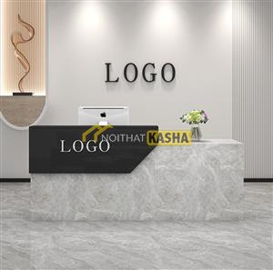 Quầy lễ tân có kệ QLT65