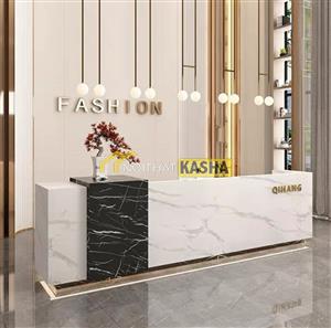 Quầy lễ tân giả đá QLT76