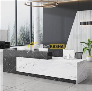Quầy lễ tân giả đá QLT77
