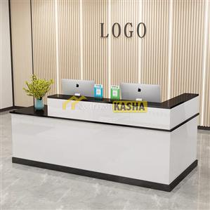 Quầy lễ tân Góc L QLT90