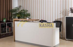 Quầy lễ tân kiểu đẹp mắt QLT12