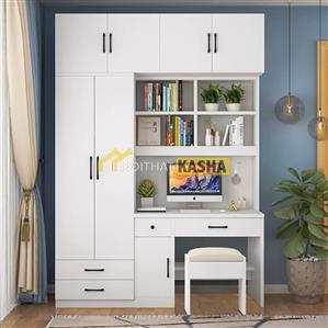 Tủ áo kết hợp bàn làm việc TA44