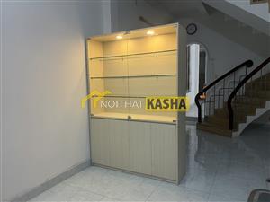 Tủ hồ sơ cửa kính có đèn led TC136