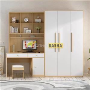 Tủ quần áo liền bàn học TA32