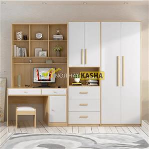 Tủ quần áo liền bàn TA33
